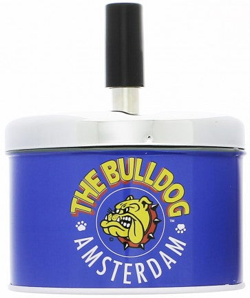 SPINNING ASHTRAY BULLDOG BLUE